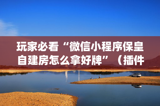 玩家必看“微信小程序保皇自建房怎么拿好牌”（插件可信吗)