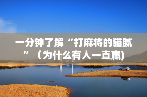一分钟了解“打麻将的猫腻”（为什么有人一直赢)