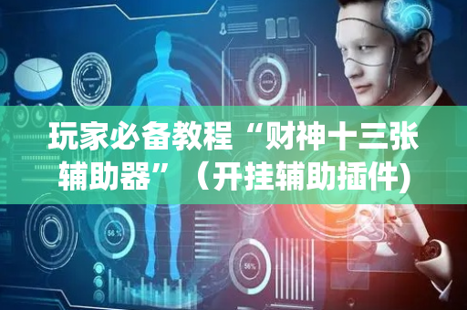 玩家必备教程“财神十三张辅助器”（开挂辅助插件)