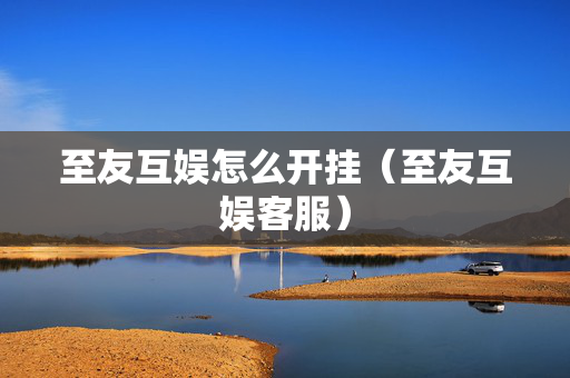 至友互娱怎么开挂（至友互娱客服）