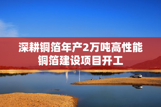 深耕铜箔年产2万吨高性能铜箔建设项目开工