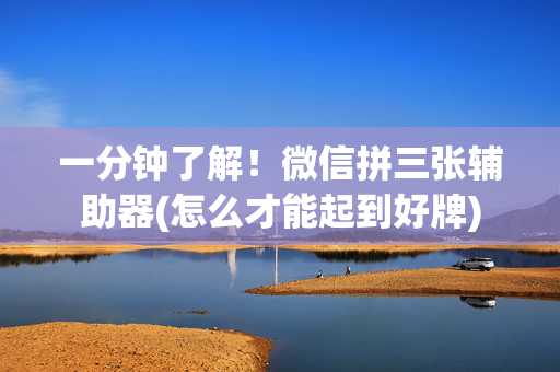 一分钟了解！微信拼三张辅助器(怎么才能起到好牌)