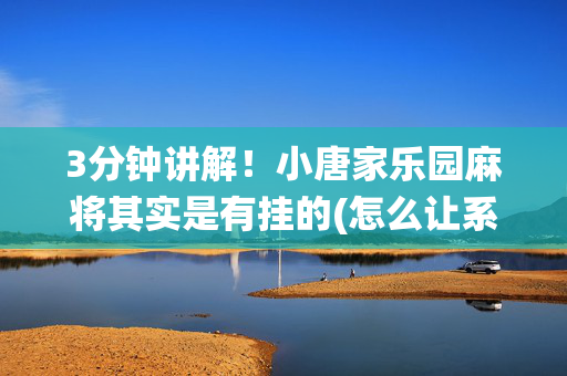 3分钟讲解！小唐家乐园麻将其实是有挂的(怎么让系统发好牌)