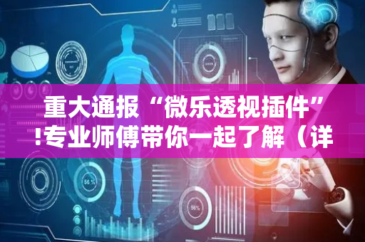 重大通报“微乐透视插件”!专业师傅带你一起了解（详细教程）-抖音