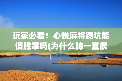 玩家必看！心悦麻将踢坑能调胜率吗(为什么牌一直很差)