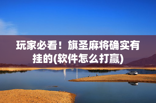 玩家必看！旗圣麻将确实有挂的(软件怎么打赢)