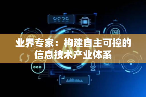 业界专家：构建自主可控的信息技术产业体系