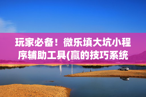 玩家必备！微乐填大坑小程序辅助工具(赢的技巧系统规律)