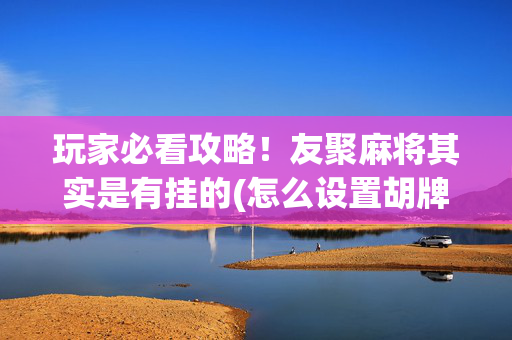 玩家必看攻略！友聚麻将其实是有挂的(怎么设置胡牌)