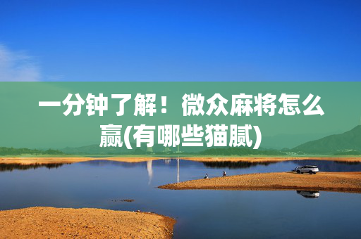 一分钟了解！微众麻将怎么赢(有哪些猫腻)