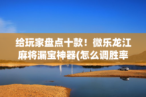 给玩家盘点十款！微乐龙江麻将漏宝神器(怎么调胜率)