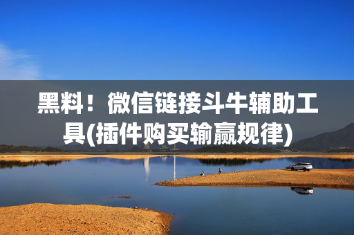 黑料！微信链接斗牛辅助工具(插件购买输赢规律)