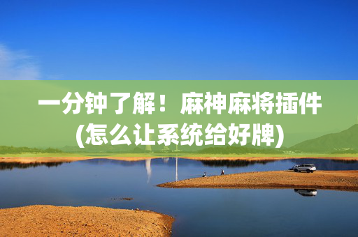 一分钟了解！麻神麻将插件(怎么让系统给好牌)