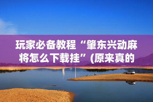 玩家必备教程“肇东兴动麻将怎么下载挂”(原来真的有挂)-抖音