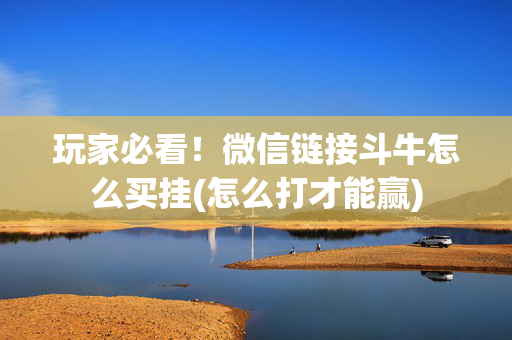 玩家必看！微信链接斗牛怎么买挂(怎么打才能赢)