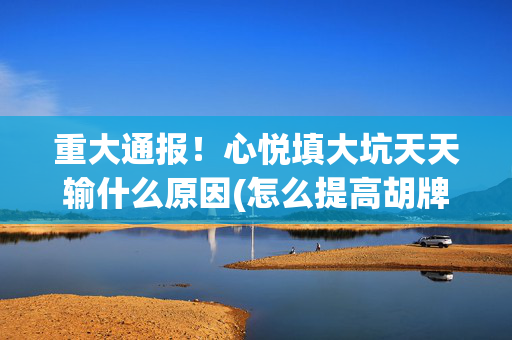 重大通报！心悦填大坑天天输什么原因(怎么提高胡牌率)