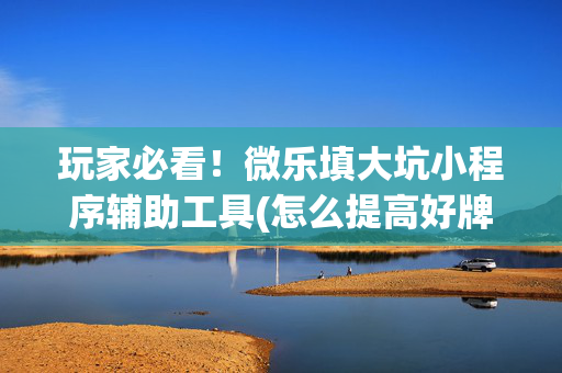 玩家必看！微乐填大坑小程序辅助工具(怎么提高好牌率)