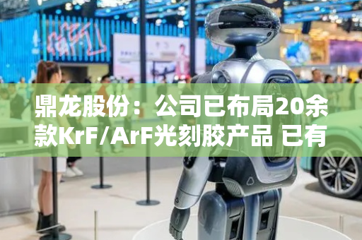 鼎龙股份：公司已布局20余款KrF/ArF光刻胶产品 已有两款产品通过客户验证