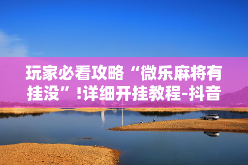 玩家必看攻略“微乐麻将有挂没”!详细开挂教程-抖音