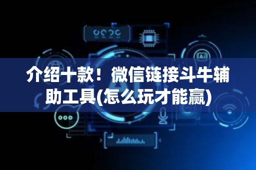介绍十款！微信链接斗牛辅助工具(怎么玩才能赢)