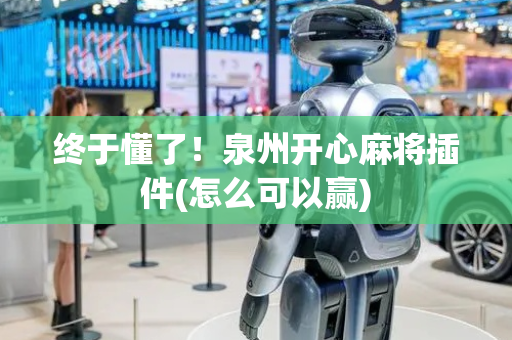 终于懂了！泉州开心麻将插件(怎么可以赢)