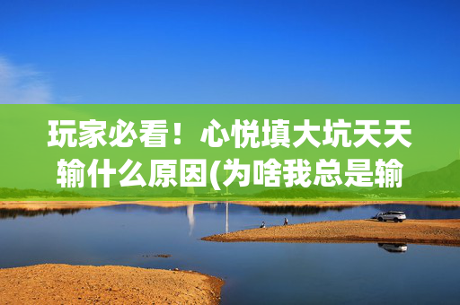 玩家必看！心悦填大坑天天输什么原因(为啥我总是输)