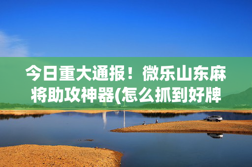 今日重大通报！微乐山东麻将助攻神器(怎么抓到好牌)