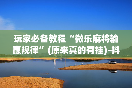玩家必备教程“微乐麻将输赢规律”(原来真的有挂)-抖音