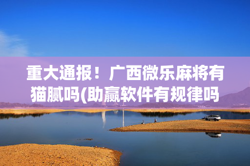 重大通报！广西微乐麻将有猫腻吗(助赢软件有规律吗)
