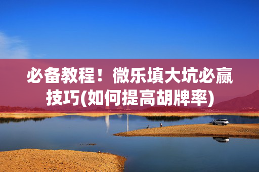 必备教程！微乐填大坑必赢技巧(如何提高胡牌率)
