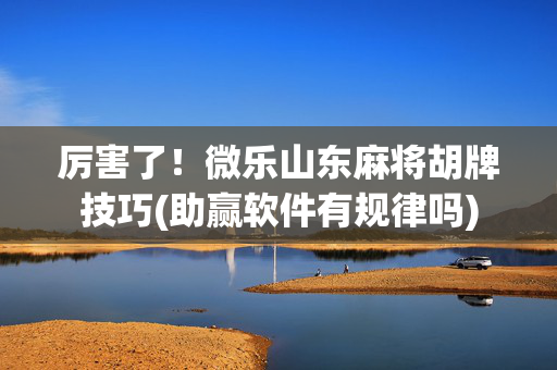 厉害了！微乐山东麻将胡牌技巧(助赢软件有规律吗)