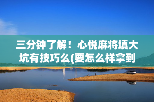 三分钟了解！心悦麻将填大坑有技巧么(要怎么样拿到好牌)