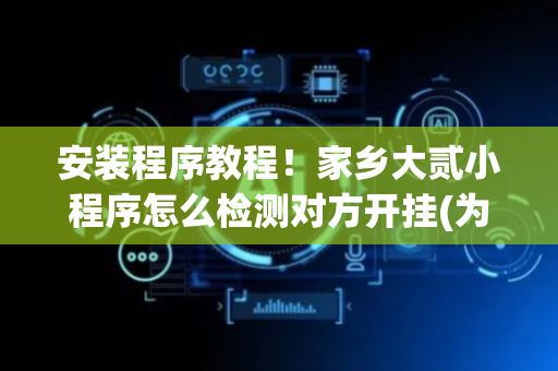 安装程序教程！家乡大贰小程序怎么检测对方开挂(为什么一直输)