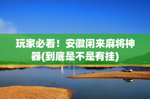 玩家必看！安徽闲来麻将神器(到底是不是有挂)