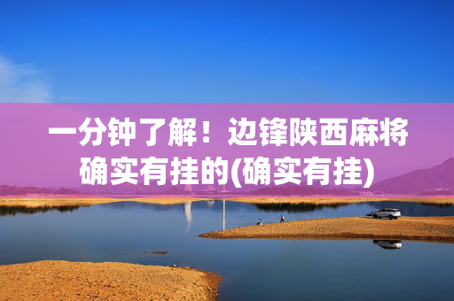 一分钟了解！边锋陕西麻将确实有挂的(确实有挂)