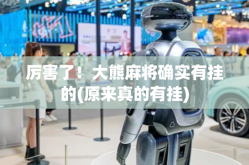 厉害了！大熊麻将确实有挂的(原来真的有挂)