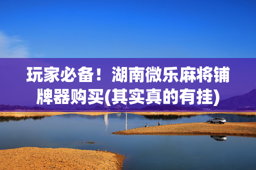 玩家必备！湖南微乐麻将铺牌器购买(其实真的有挂)