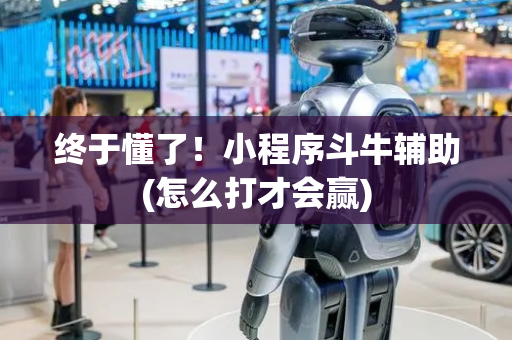 终于懂了！小程序斗牛辅助(怎么打才会赢)