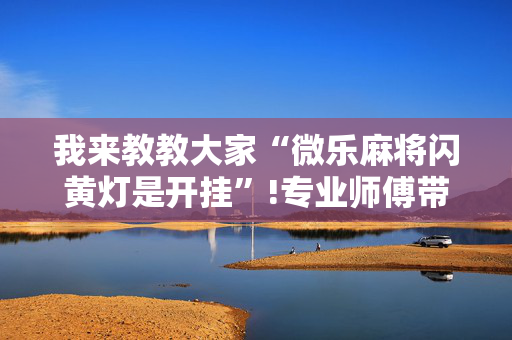 我来教教大家“微乐麻将闪黄灯是开挂”!专业师傅带你一起了解（详细教程）-抖音