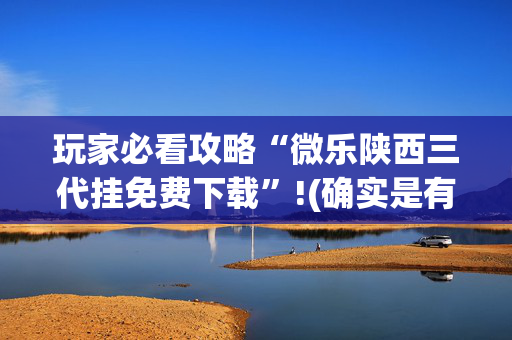 玩家必看攻略“微乐陕西三代挂免费下载”!(确实是有挂)-抖音