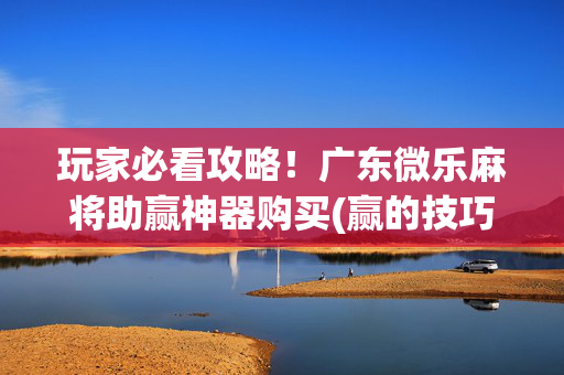 玩家必看攻略！广东微乐麻将助赢神器购买(赢的技巧提高胜率)