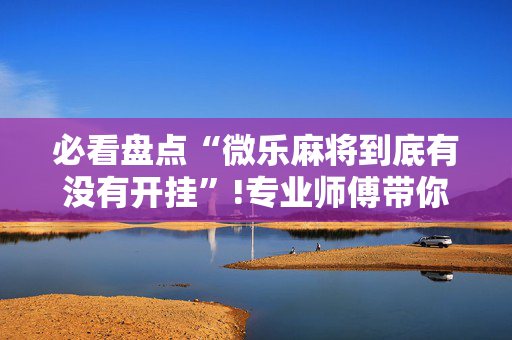 必看盘点“微乐麻将到底有没有开挂”!专业师傅带你一起了解（详细教程）-抖音