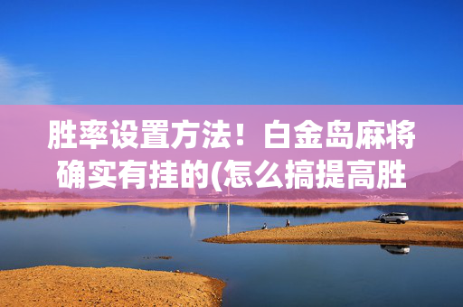 胜率设置方法！白金岛麻将确实有挂的(怎么搞提高胜率)