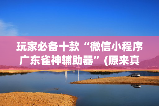 玩家必备十款“微信小程序广东雀神辅助器”(原来真的有挂)-抖音