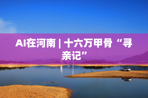 AI在河南 | 十六万甲骨“寻亲记”