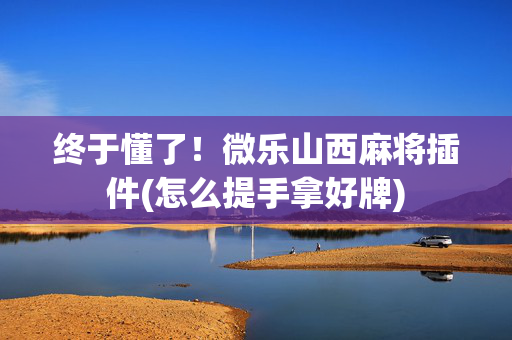 终于懂了！微乐山西麻将插件(怎么提手拿好牌)