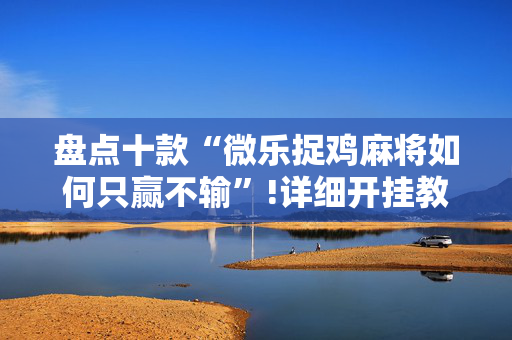 盘点十款“微乐捉鸡麻将如何只赢不输”!详细开挂教程-抖音