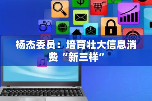 杨杰委员：培育壮大信息消费“新三样”