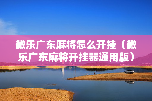 微乐广东麻将怎么开挂（微乐广东麻将开挂器通用版）