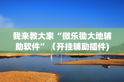 我来教大家“微乐锄大地辅助软件”（开挂辅助插件)